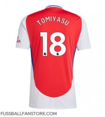 Arsenal Takehiro Tomiyasu #18 Replik Heimtrikot 2024-25 Kurzarm